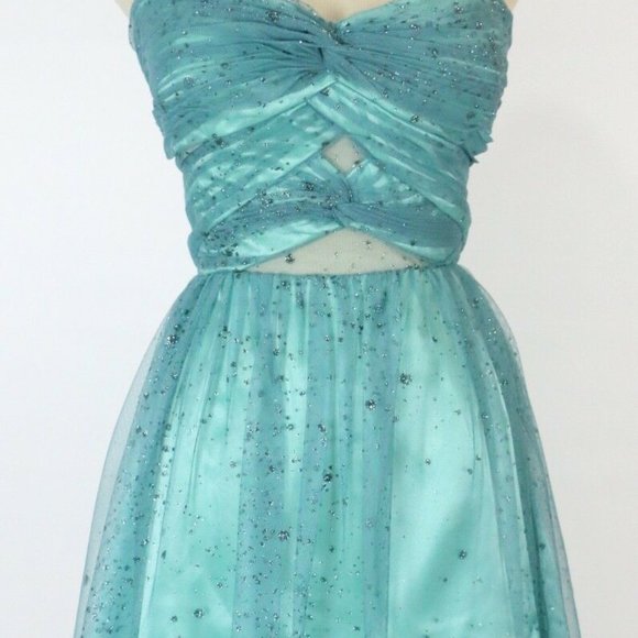 Hailey Logan $110 Jade Evening Prom Cocktail Sz 13 - Picture 3 of 11